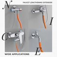 thumbnail image 3 of Kitchen Faucet Extension Spray Hose, 360 Degree Movable Kitchen Faucet Hose Universal Extension Tube with Connector(20CM), 3 of 5