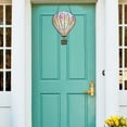 thumbnail image 4 of Solar Powered Acrylic Hot Air Balloon Light with Flickering Flame, Weather-Resistant, for Garden, Patio, Balcony, or Party Decor., 4 of 5