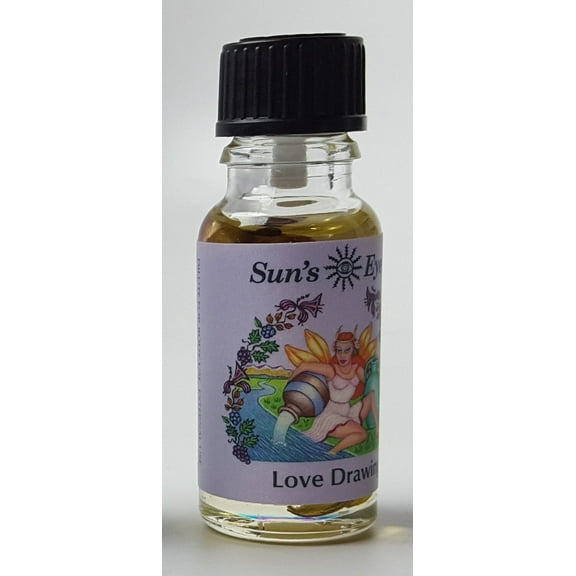 Love Drawing - Sun's Eye Mystic Blends Oils - ½ Ounce Bottle