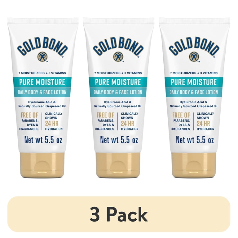 Gold Bond Pure Moisture Lotion, 3 Pack (5.5 oz each) photo 1