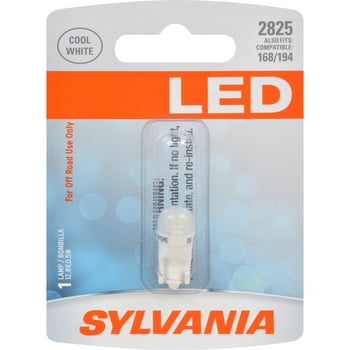 Sylvania 2825 LED Auto Mini Bulb, White, Pack of 1.