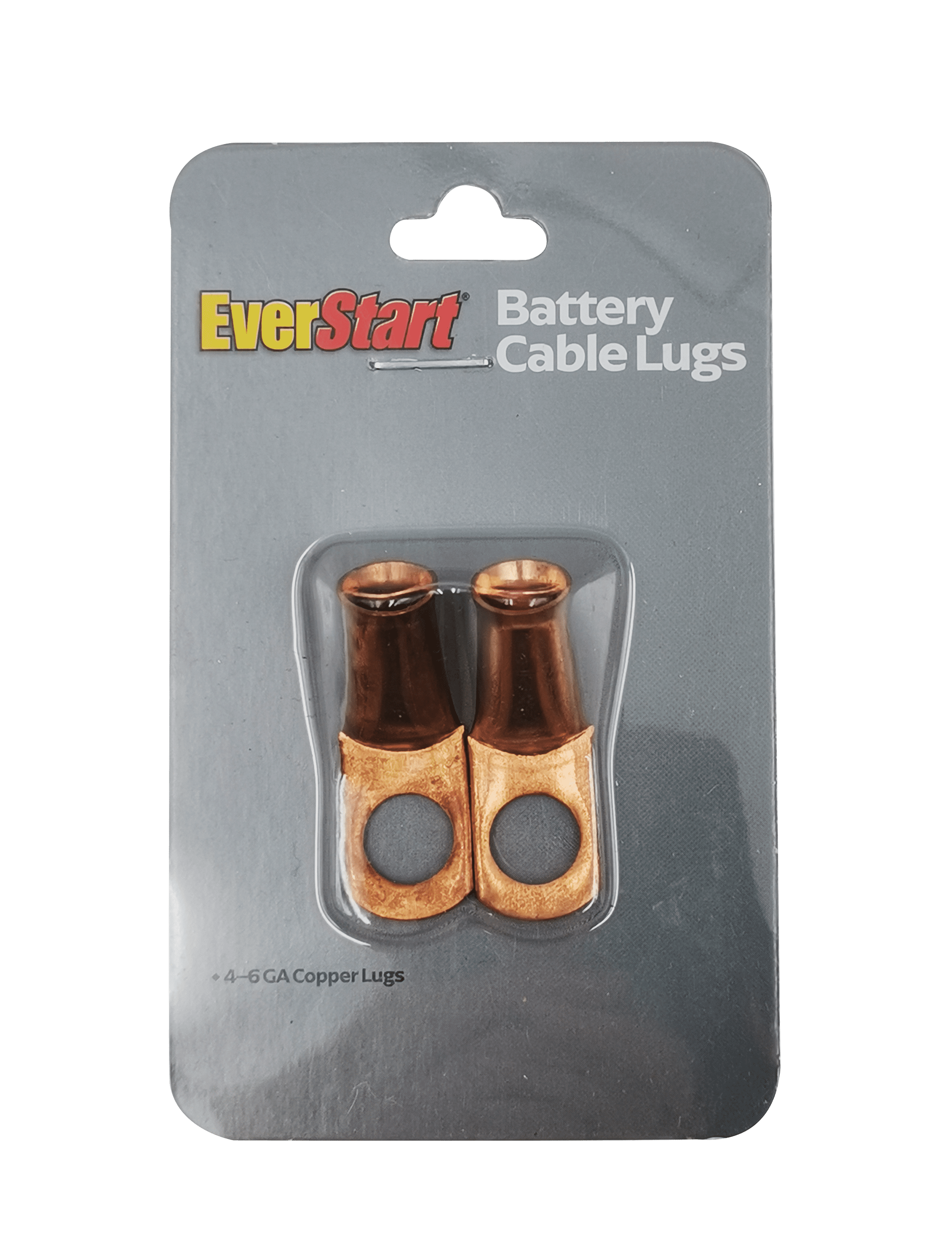 EverStart Auto Copper 4-6 Gauge Battery Cable Lugs,2pc in Pack with 3/8" Hole