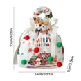 thumbnail image 3 of YIKA Christmas Gift Bag Christmas Eve Gift Box Velvet Gift Bag Christmas Packaging Christmas Decorations B, 3 of 6