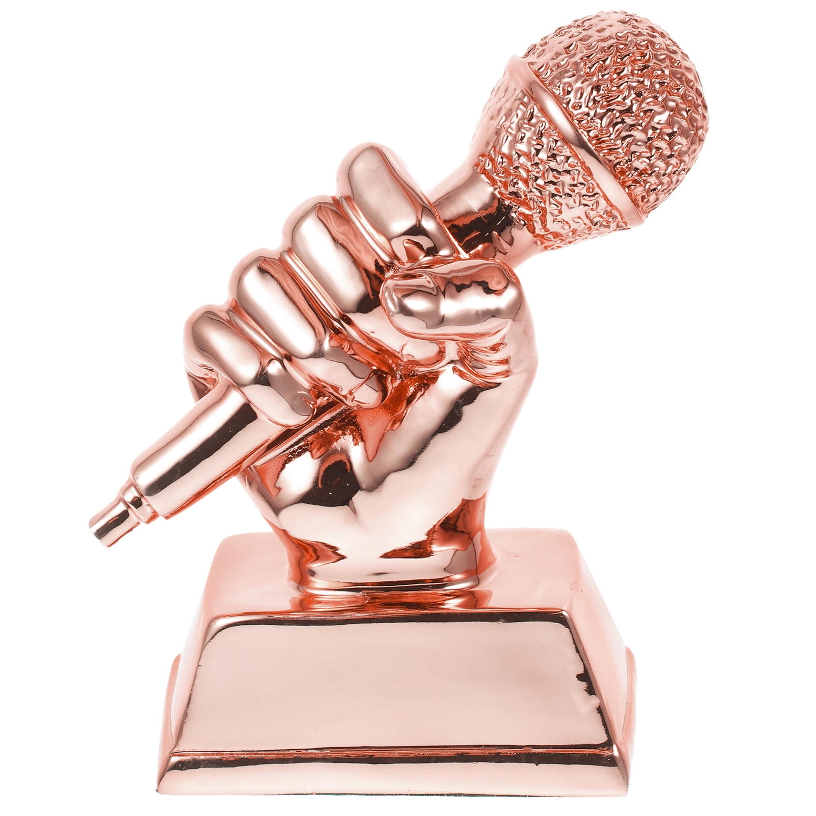 Toyandona Decorative Microphone Trophy Resin Award for Singing and Competition Events