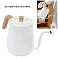 thumbnail image 3 of Electric Tea Kettle, 304 Stainless Steel Gooseneck Coffee Kettle, Precise  Control, 800ml Capacity, Automatic Shutoff, Wood Grain Texture, Ergonomic Handle Heat Resistant, 3 of 7