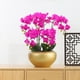 thumbnail image 1 of Maceta de Metal dorado para plantas con orificio de drenaje, arreglos florales secos, contenedor, maceta, jarrón de hierro mate para decoración del 29x17cm Soledad macetas suculentas, 1 of 8
