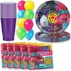 Trolls Party Supplies for 40 - Large Plates, Napkins, Cups, Balloons - Great Birthday and Themed Party Tableware & Decorations Set w/Poppy, Guy Diamond, DJ Suki, Biggie & Prince Gristle