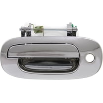 Replacement REPD462184 Exterior Door Handle Compatible with 1997-1999 Dodge Dakota Front, Left Driver Chrome