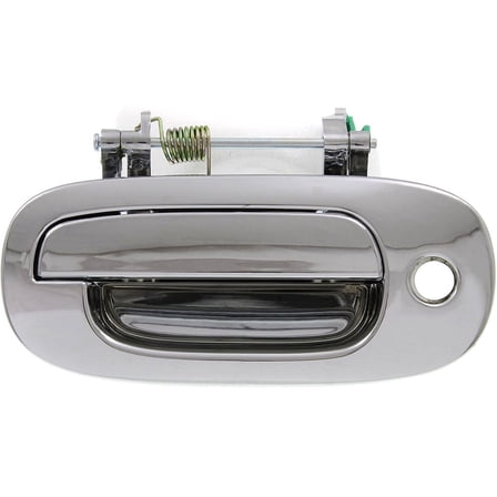 Replacement REPD462184 Exterior Door Handle Compatible with 1997-1999 Dodge Dakota Front, Left Driver Chrome