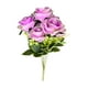 thumbnail image 2 of pstuiky Ramo de 7 rosas búlgaras artificiales para proyectos de hogar jardín flores falsas adornos decorativos, 2 of 6