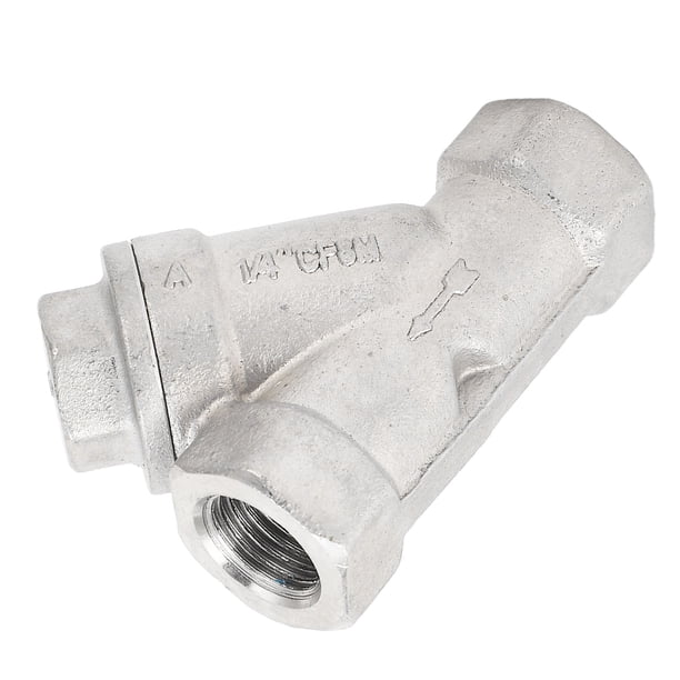Y Type Water Strainer, Y Strainer 1/4in DN8 Stainless Steel Low