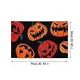 thumbnail image 5 of Halloween Bathroom Rug, Pumpkin Bath Mat for Fall Home Decor, Soft Non-Slip Absorbent Microfiber Floor Carpet for Shower Tub Kitchen Bedroom Seasonal Decor, 1Pack B, 5 of 5
