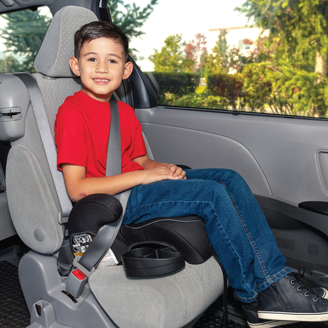Diono Monterey 2XT Latch 2-in-1 Expandable Booster Car Seat, Black