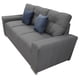 thumbnail image 4 of Sala Modular 3-2 El Bazar Store Suecia Lino nacional Gris Oxford Sofá Love seat, 4 of 6