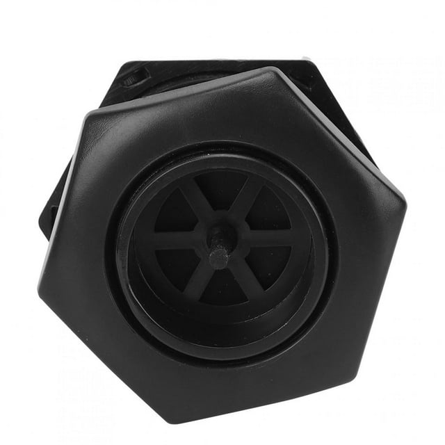 PVC Kayak Drain Valve, Black 1PCS 67g Inflatable Dinghy Drain Valve, Inflatable Dinghy Kayak Canoe Fishing Boat for Yacht