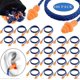 thumbnail image 1 of 100 Pairs Corded Ear Plugs Silicone Noise Reducing Blocking Cancelling Soft Reusable Rubbe, 1 of 5