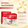 thumbnail image 2 of Parches para ojos GONIM 360° Fit con colágeno, péptidos y retinol, 2 of 8
