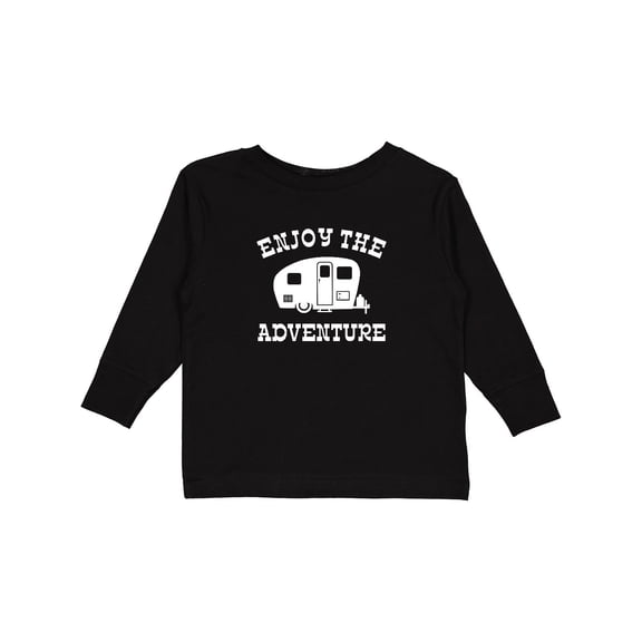 Inktastic Enjoy the Adventure Rv Boys or Girls Long Sleeve Toddler T-Shirt