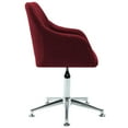 thumbnail image 3 of vidaXL Office Chair Swivel Office Desk Chair for Makeup Room Bedroom Fabric, 3 of 7