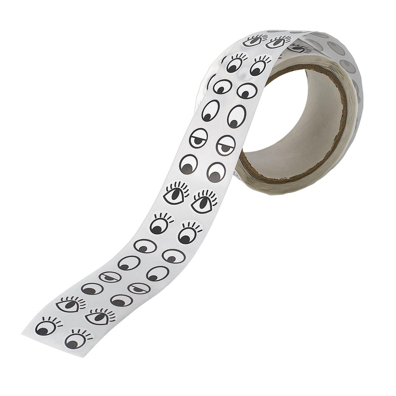 Colorations ESTICKER Wiggly Googly Eyes Stickers, 2000 Pieces, Assorted