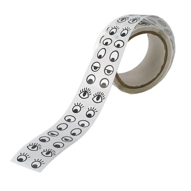 Colorations Wiggly Googly Eyes Stickers, 2000 Pieces, Assorted Shapes