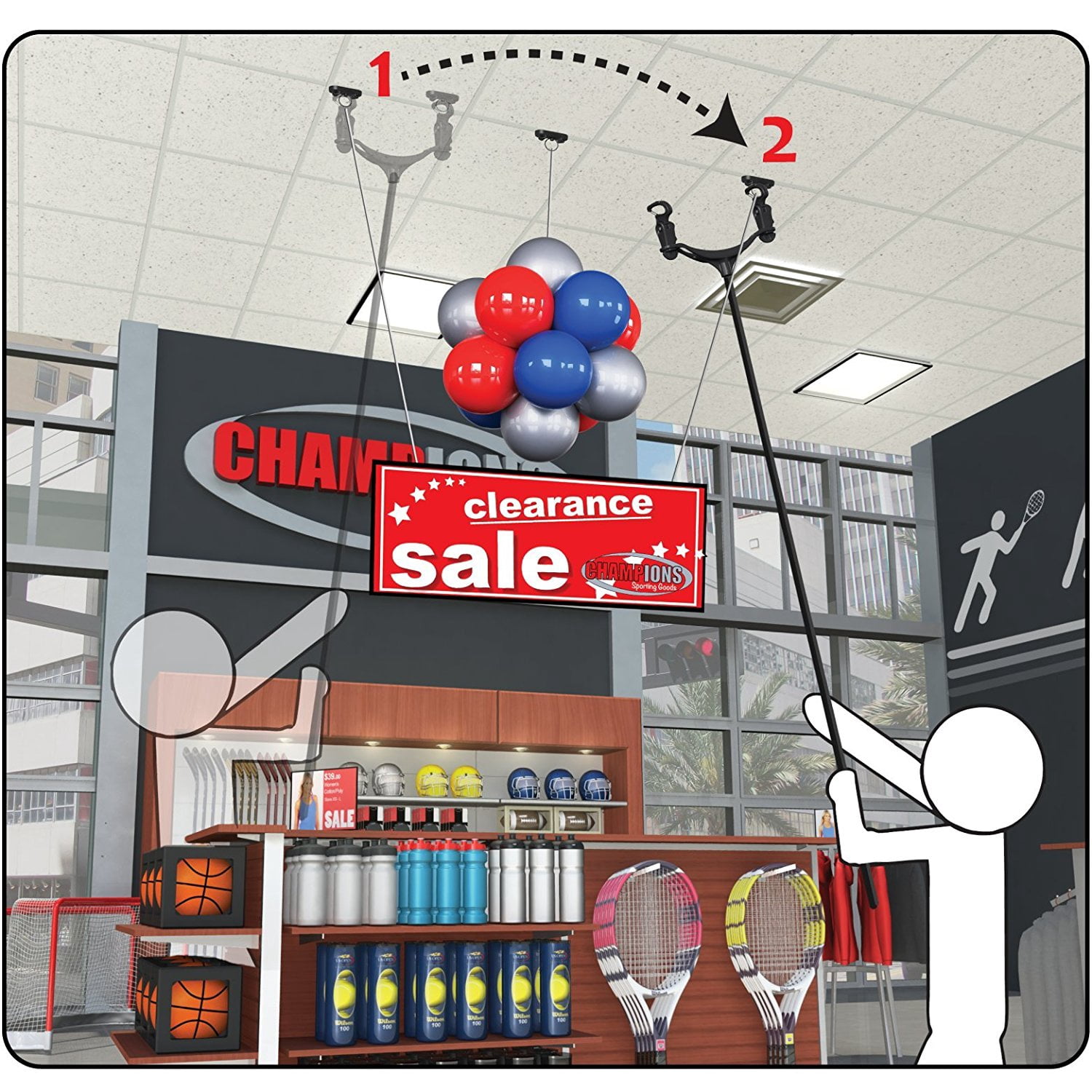 MagneClick Ceiling Magnet Double Installer / Remover Head