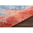thumbnail image 5 of Kathy Ireland Safari Dreams Blue/Brick Area Rug by Nourison, 5 of 5