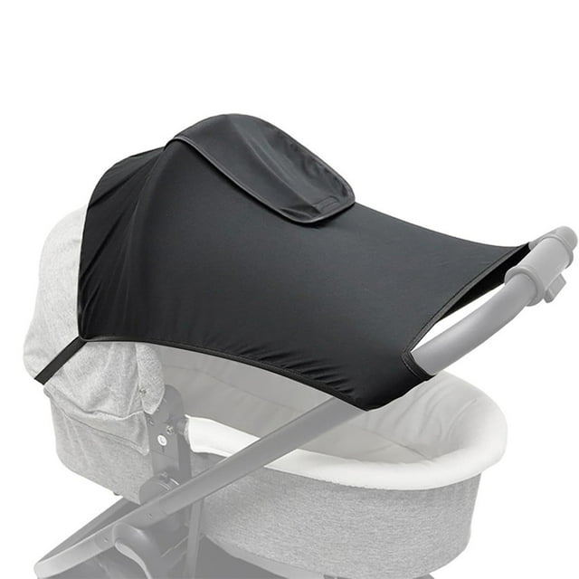 Universal Baby Stroller Protective - Adjustable Breathable Windproof Pram Shade for Outdoor Travel Easy Installation UPF 50+ Blocking Lightweight Compact Versatile