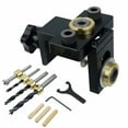 thumbnail image 5 of YongCo Doweling Jig , 8/10/15mm Pocket Hole Jig Set With Positioning Clip,Adjustable Hole Drill Guide Puncher Locator, 5 of 17