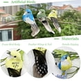 thumbnail image 5 of Ksopiavobs 12pcs Small Artificial Simulation Foam Feather Bird 3-Inch Realistic Sparrow Clip on Ornaments for Craft Project Christmas Tree Decoration Seasonal Display, 5 of 6