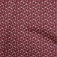 thumbnail image 1 of oneOone Cotton Poplin Maroon Fabric Bird Sewing Fabric By The Yard Printed Diy Clothing Sewing Supplies 56 Inch Wide, 1 of 5
