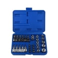 thumbnail image 1 of HEALEEP Socket Kit Socket Set Silver for Lawn Equipment DIY Enthusiasts 34Pack, 1 of 7