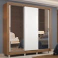 thumbnail image 1 of Ropero Closet Madesa Lyon 3 Puertas con Espejos Pies M/B 1, 1 of 5