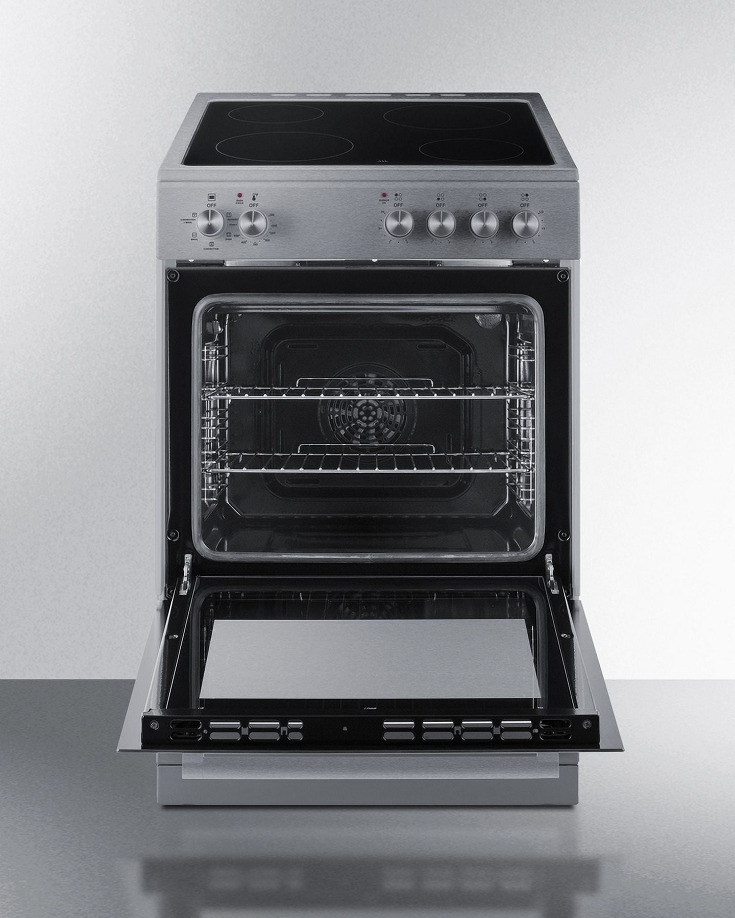 24" Wide Electric Smooth-Top Range