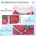 thumbnail image 2 of FORMRS Boys Rash Guard with Short Sleeves UPF 50+ Swim Shirts Sizes 3-12T, Sweet Strawberry, 2 of 6