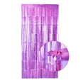 thumbnail image 2 of Linyer 1x2m Foil Fringe Curtain Fringe Backdrop Photography Props Birthday rose red, 2 of 5