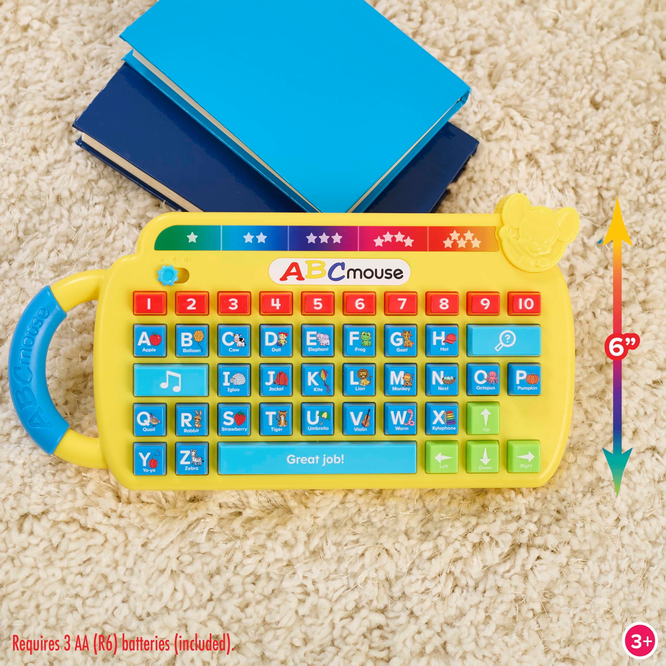 ABCmouse®, Level-Up Learning Keyboard, 3 Learning Modes, Preschool Kids Toys for Ages 3 up