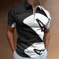 thumbnail image 2 of Ace of Spades Monochrome Playing Card Men Zipper T-shirt Summer Casual Short Sleeve T-shirt Top, 2 of 7