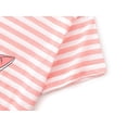 thumbnail image 4 of Beezizac Pajamas for Girls – Cute Cat Orange Striped PJS Soft Tee & Pants Jammies Set Size 8, 4 of 7