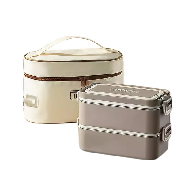 fastboy Convenient Electric Lunch Box With Sealed Watertight Microwave Heating Portable Electric Lunch Box khaki Heating bag