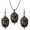 B, variant on ​​XIANXIAN 2025 Dark Witch Jewelry Collection Set - Gothic Pendant Necklace & Earrings for Halloween Parties Vampire-Themed Accessories Adult Costume Finishing Touch​​