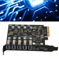 thumbnail image 1 of Tarjeta de expansión para PC de escritorio 2xType C 5xType A 10Gpbs USB32 PCIE Tarjeta de expansión para PC, 1 of 8