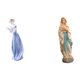 thumbnail image 1 of Figura de cerámica de niña , escultura de resina, estatua de Jesús moderna para estante, porche, armario, escritorio, decoración para oficina y, 1 of 8
