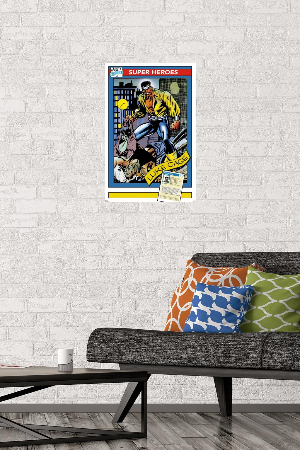 Marvel Trading Cards - Luke Cage Wall Poster, 14.725" x 22.375"