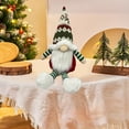 thumbnail image 4 of Uutvery Christmas Gnomes Decorations,Gnome Plush Woven Santa Claus,Table Decorations,Fireplace Decorations,Adorable Santa Claus Doll Christmas Ornament for Home Office Party Adornment Decor, 4 of 7