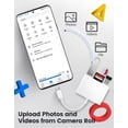 thumbnail image 4 of USB C SD Card Reader, Type C 4-Slots Memory Card Adapter with Dual USB Ports, Supports SD, MicroSD, Compatible with iPhone 15,iPhone 16, iPad, Mac, La, 4 of 4