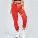 thumbnail image 4 of Gibobby pantalones con forro polar mujer Cómodos pantalones de entrenamiento para mujer, pantalones de chándal atléticos con bolsillos, pantalones de talle para correr (Rojo, S), 4 of 4