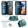 thumbnail image 2 of for Samsung Galaxy A14 Wallet Case with RFID Protection, Card Slots, Kickstand, Detachable Strap – Shockproof PU Leather Flip Crossbody Phone Cover Galaxy A14, 2 of 9