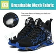 thumbnail image 5 of XQJ Steel Toe Boots For Men Work Safety Shoes Anti-smash Anti-puncture Indestructible Shoes Construction Working Boots Outdoor Security Boots Blue, 5 of 8