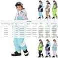 thumbnail image 3 of Hellosay Kids Snow Suit for Boys Girls Waterproof Windproof 2 Piece Ski Suits Pant and Jacket Snowsuit Winter Outdoor Overalls 3-12T, 3 of 7